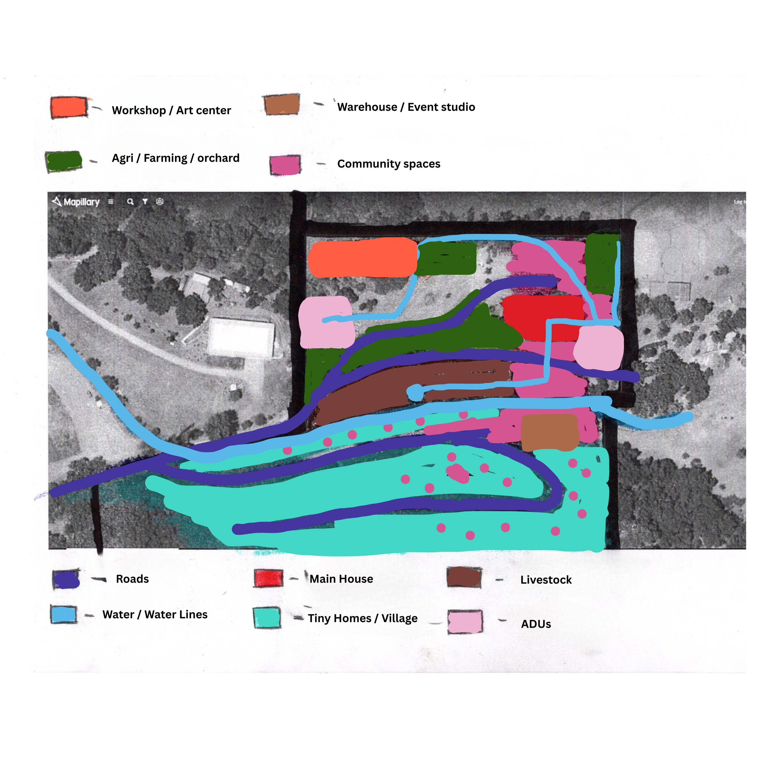 Land Map Visions & Positions